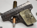 BAUER 6.35MM (.25 CAL) STAINLESS - ENGRAVED