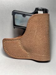 POCKET HOLSTER FRONT RIGHT STEERHIDE RAW
